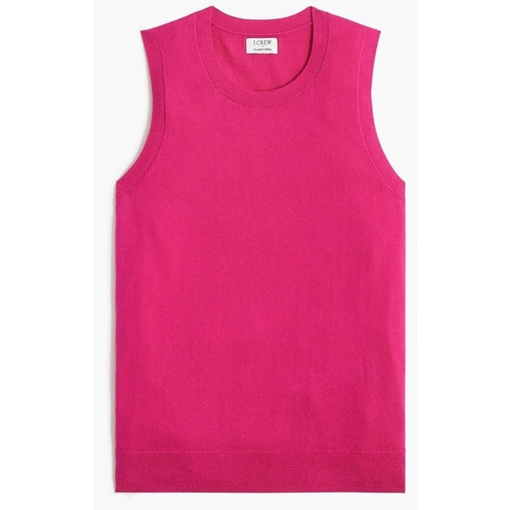 J. Crew Hot Pink Sleeveless Tank Top